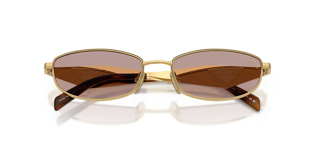 Prada | D51S | Gold / Light Purple Brown