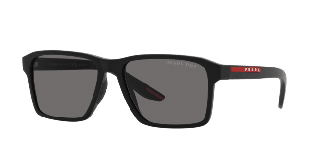 Prada Linea Rossa | 05YS | Black Rubber Polarised - iKANDi Sunglasses