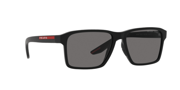 Prada Linea Rossa | 05YS | Black Rubber Polarised - iKANDi Sunglasses