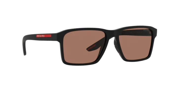 Prada Linea Rossa | 05YS | Black Rubber - iKANDi Sunglasses