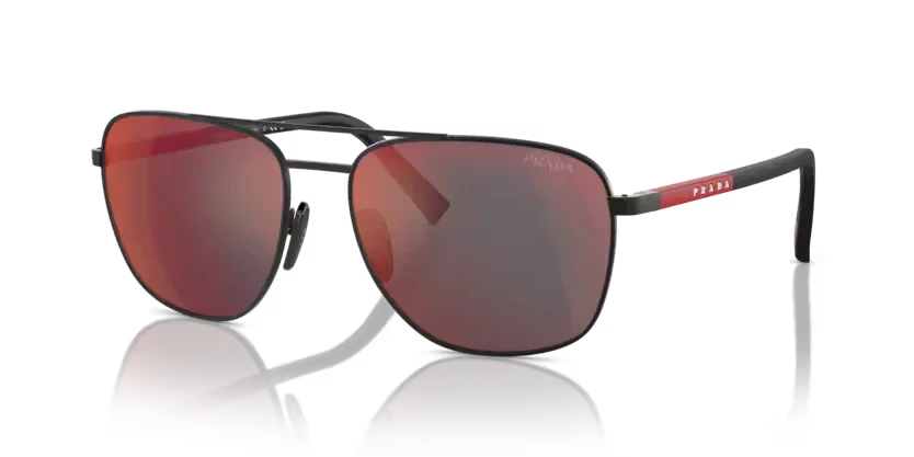 Prada Linea Rossa | 54ZS | Rubbered Black