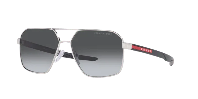 Prada Linea Rossa | 55WS | Silver - iKANDi Sunglasses