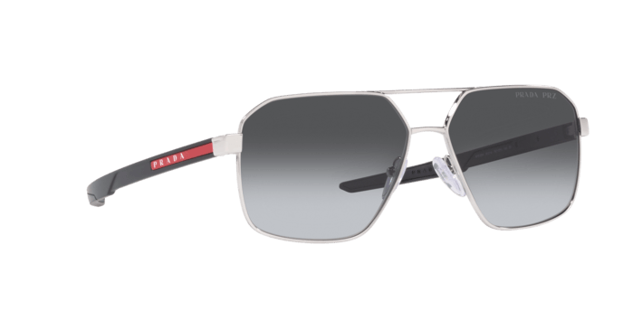 Prada Linea Rossa | 55WS | Silver - iKANDi Sunglasses