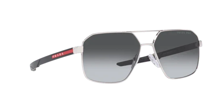 Prada Linea Rossa | 55WS | Silver - iKANDi Sunglasses