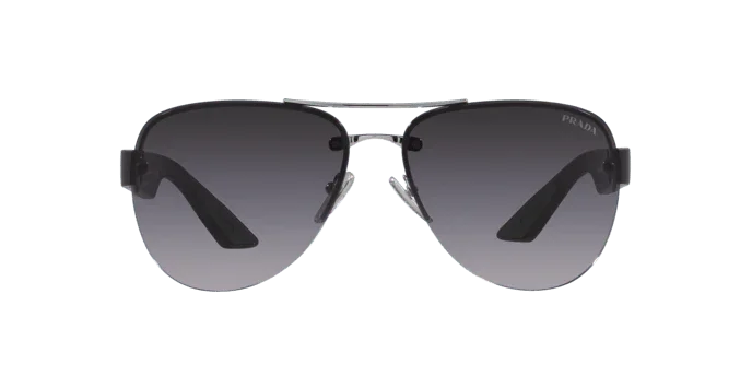 Prada Linea Rossa | 55YS | Silver - iKANDi Sunglasses