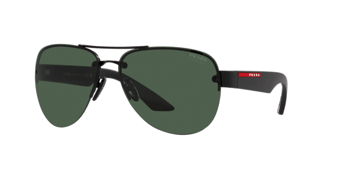 Prada Linea Rossa | 55YS | Matte Black - iKANDi Sunglasses