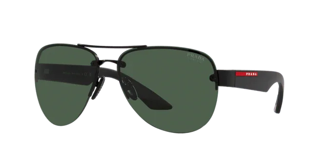 Prada Linea Rossa | 55YS | Matte Black - iKANDi Sunglasses