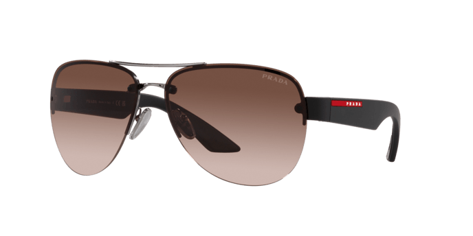 Prada Linea Rossa | 55YS | Gunmetal - iKANDi Sunglasses