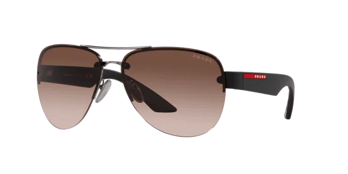 Prada Linea Rossa | 55YS | Gunmetal - iKANDi Sunglasses