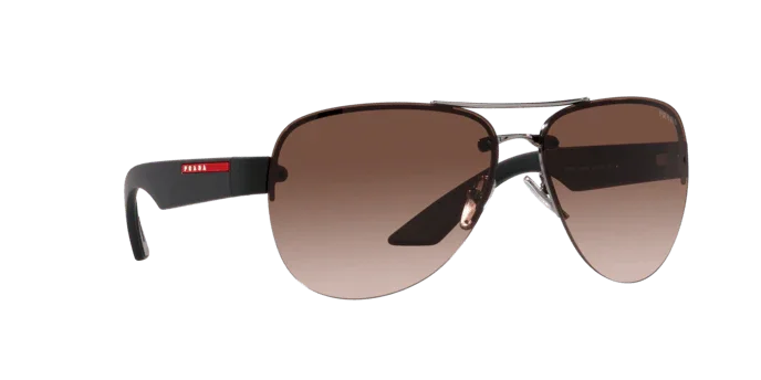 Prada Linea Rossa | 55YS | Gunmetal - iKANDi Sunglasses