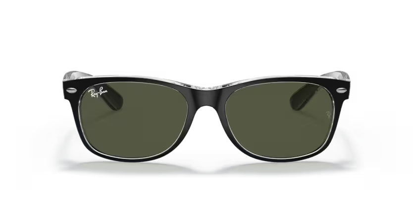 Ray-Ban | 2132 New Wayfarer | Black on Transparent