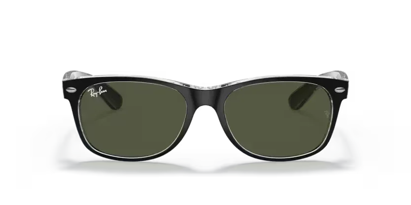Ray-Ban | 2132 New Wayfarer | Black on Transparent