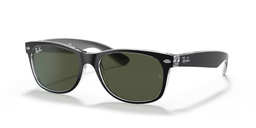 Ray-Ban | 2132 New Wayfarer | Black on Transparent
