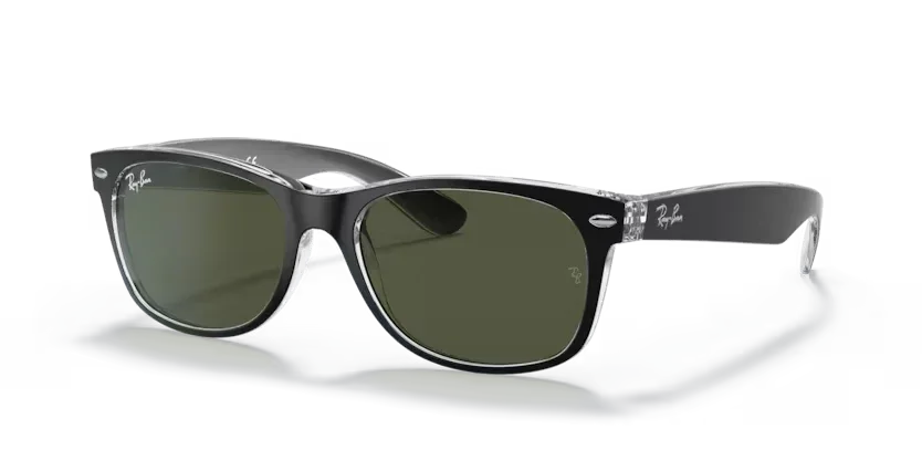Ray-Ban | 2132 New Wayfarer | Black on Transparent