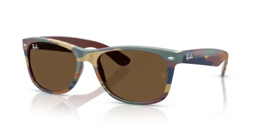 Ray-Ban | 2132 New Wayfarer | Brown & Blue Camuflage