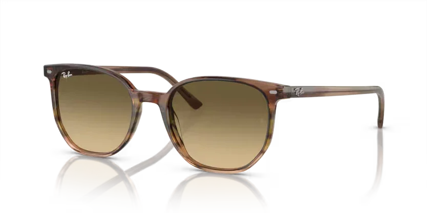 Ray-Ban | 2197 Elliot | Striped Brown & Green