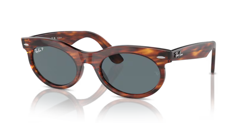 Ray-Ban | 2242F Wayfarer Oval | Striped Havana