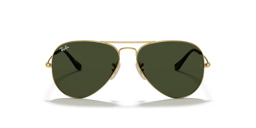 Ray-Ban | 3025 Aviator Large Metal | Arista Gold & Green