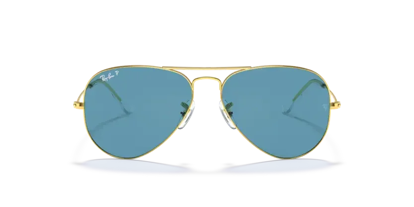 Ray-Ban | 3025 Aviator Large Metal | Gold & Blue