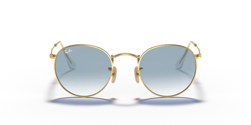 Ray-Ban | 3447N Round Metal | Arista Gold Light Blue