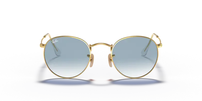 Ray-Ban | 3447N Round Metal | Arista Gold Light Blue