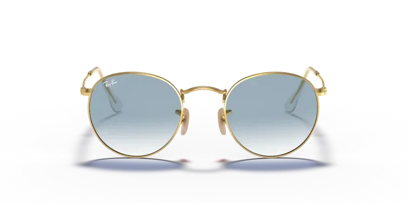 Ray-Ban | 3447N Round Metal | Arista Gold Light Blue