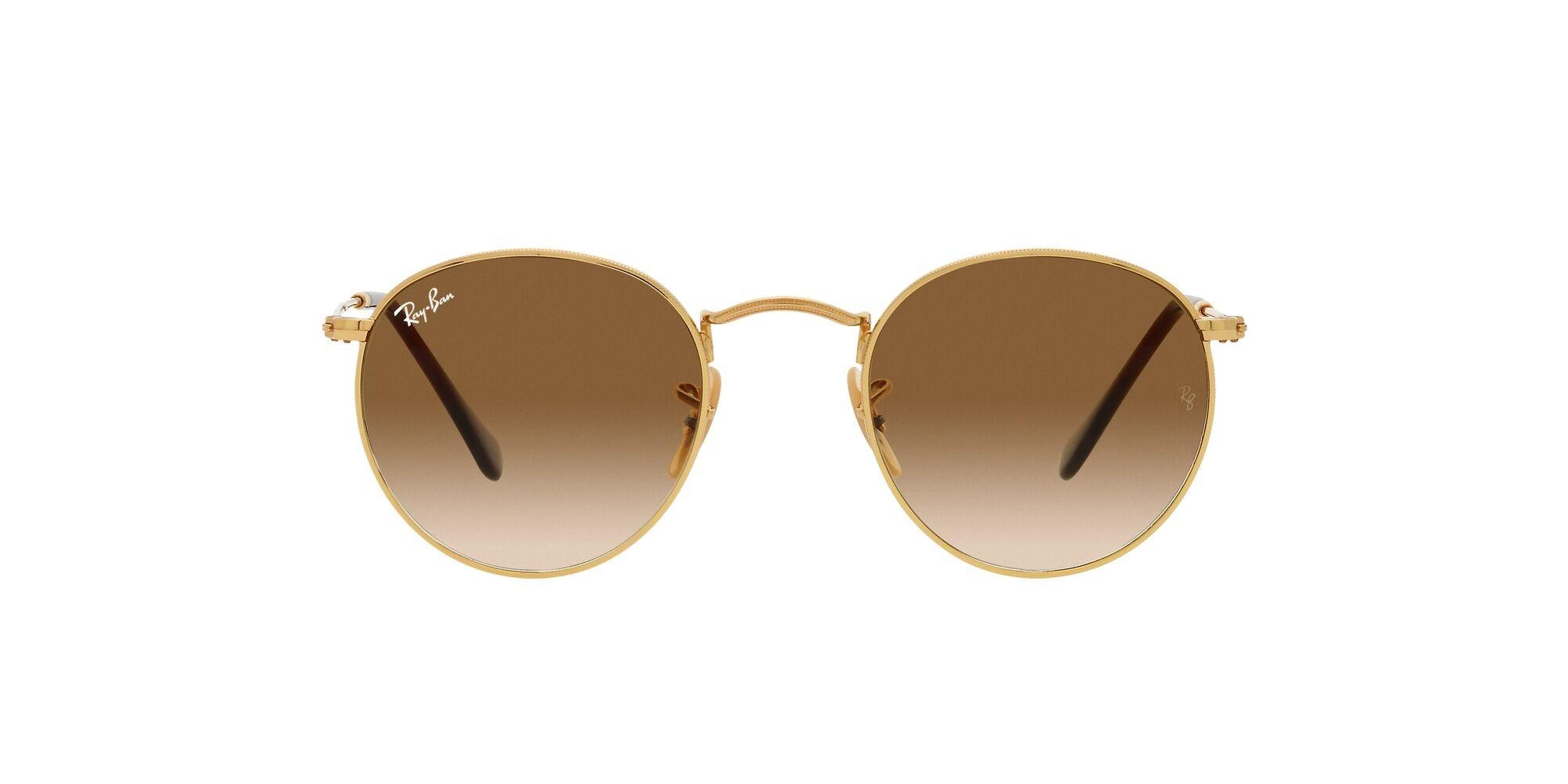 Ray-Ban | 3447 Round Metal | Gold (Size 53) - iKANDi Sunglasses