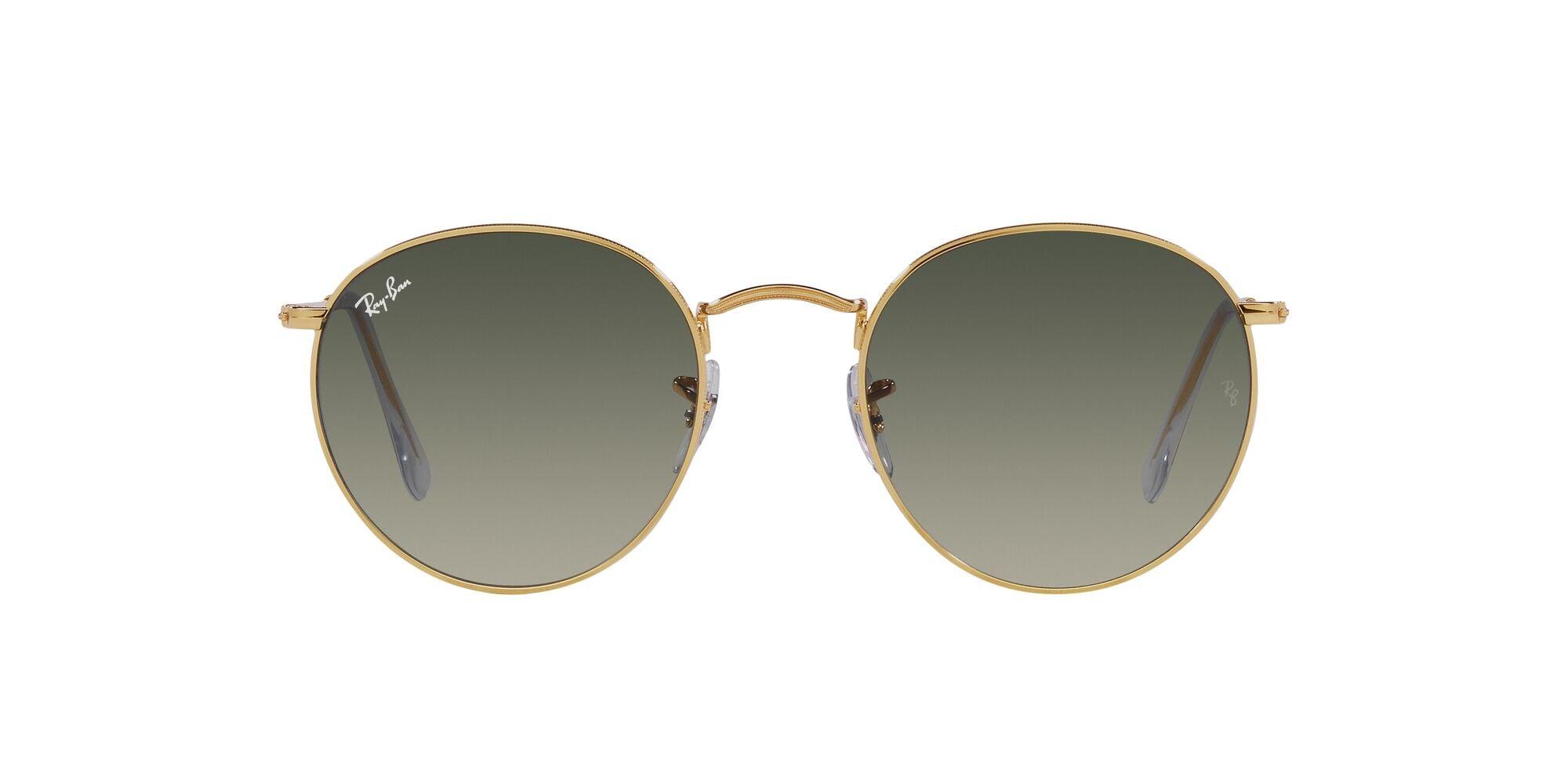 Ray-Ban | 3447 Round Metal | Gold (Size 53) - iKANDi Sunglasses