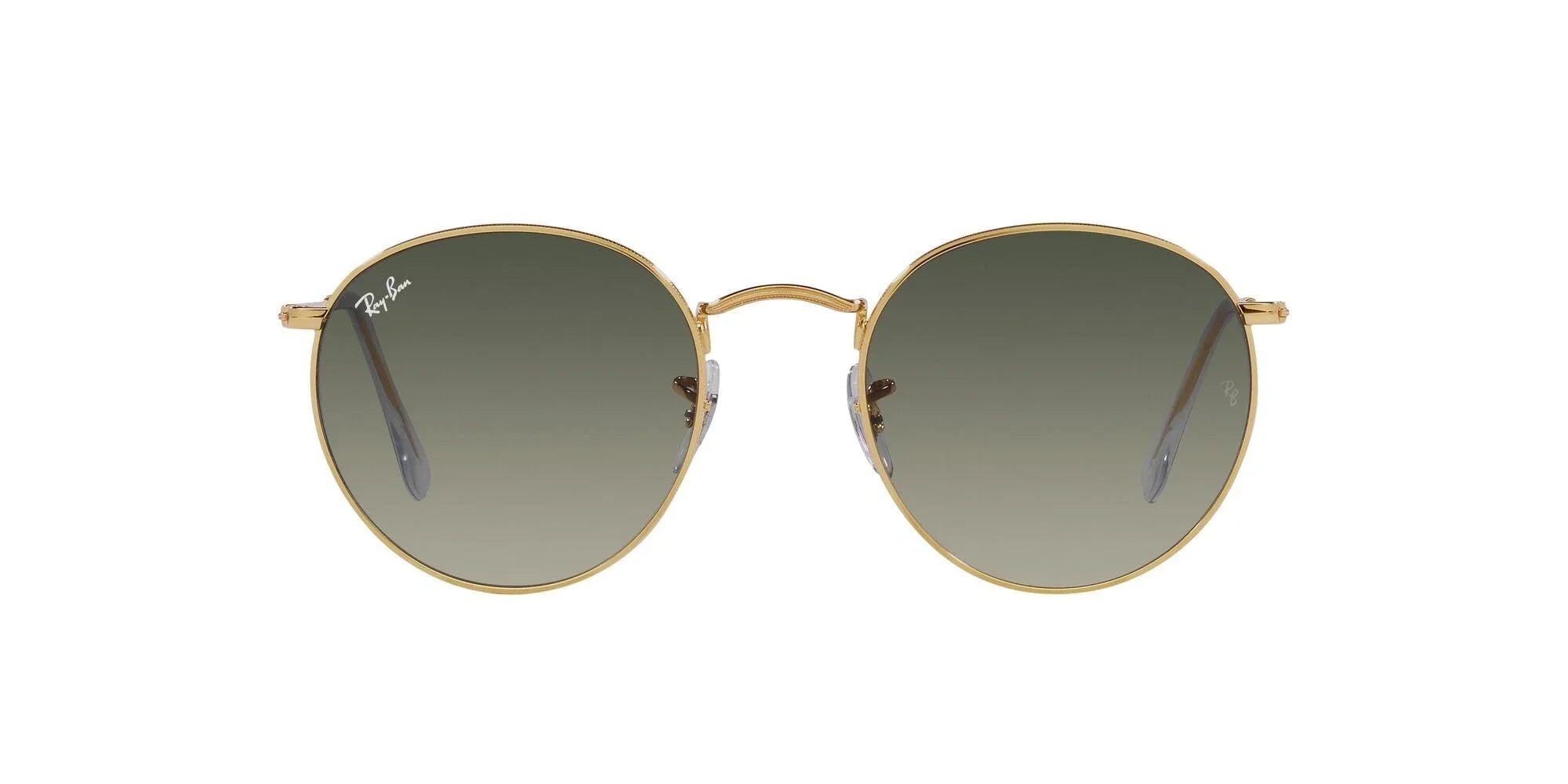 Ray-Ban | 3447 Round Metal | Gold (Size 53) - iKANDi Sunglasses