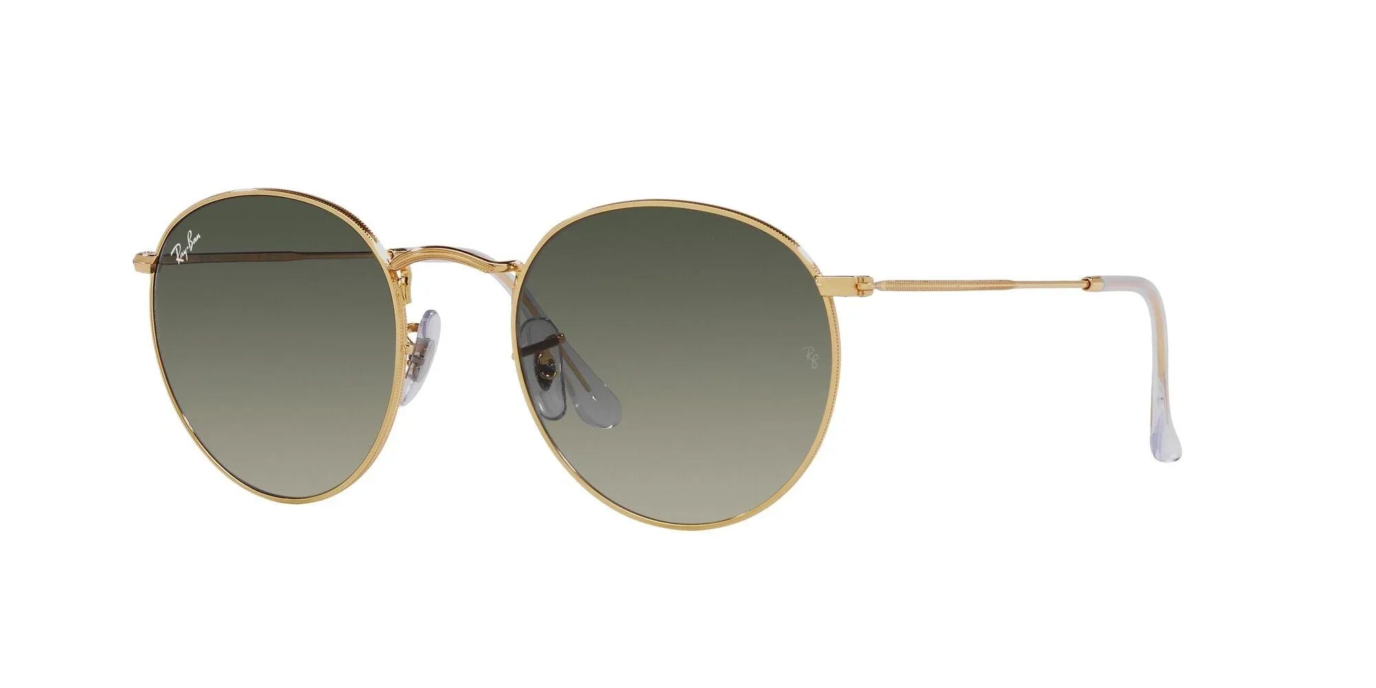 Ray-Ban | 3447 Round Metal | Gold (Size 53) - iKANDi Sunglasses