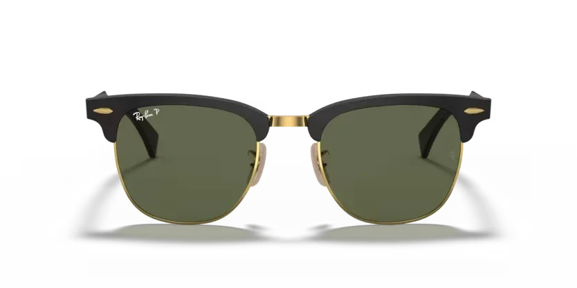 Ray-Ban | 3507 Clubmaster Aluminum | Black On Gold