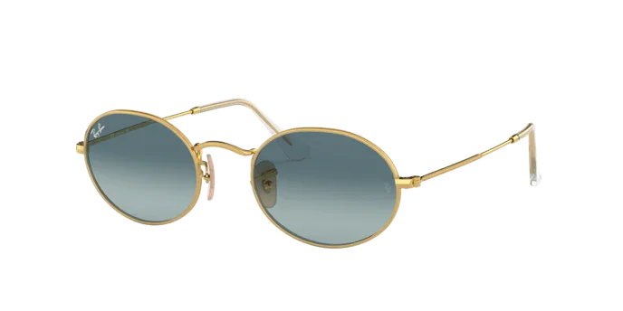 Ray-Ban | 3547 Oval | Gold - iKANDi Sunglasses