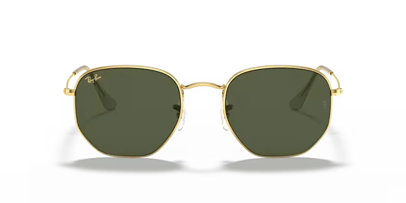 Ray-Ban | 3548 Hexagonal | Gold Non Polarized
