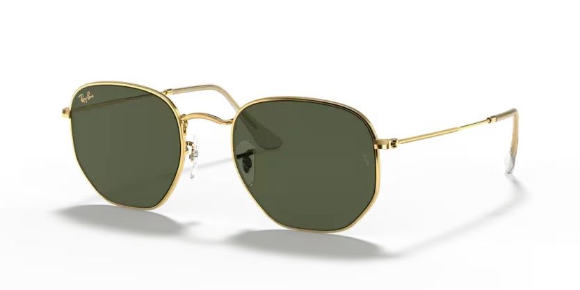 Ray-Ban | 3548 Hexagonal | Gold Non Polarized
