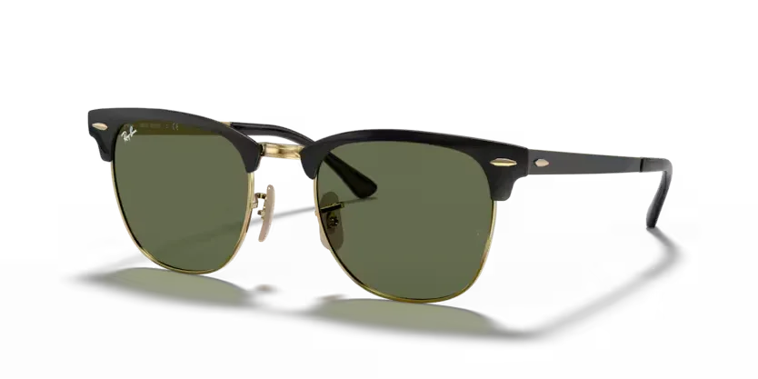 Ray-Ban | 3716 Clubmaster Metal |Black on Gold