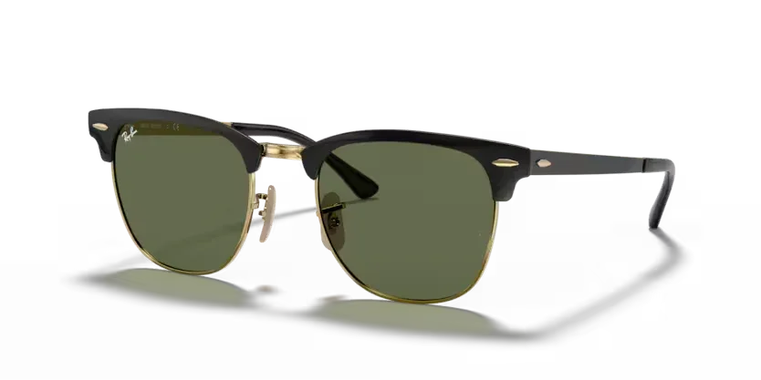 Ray-Ban | 3716 Clubmaster Metal |Black on Gold