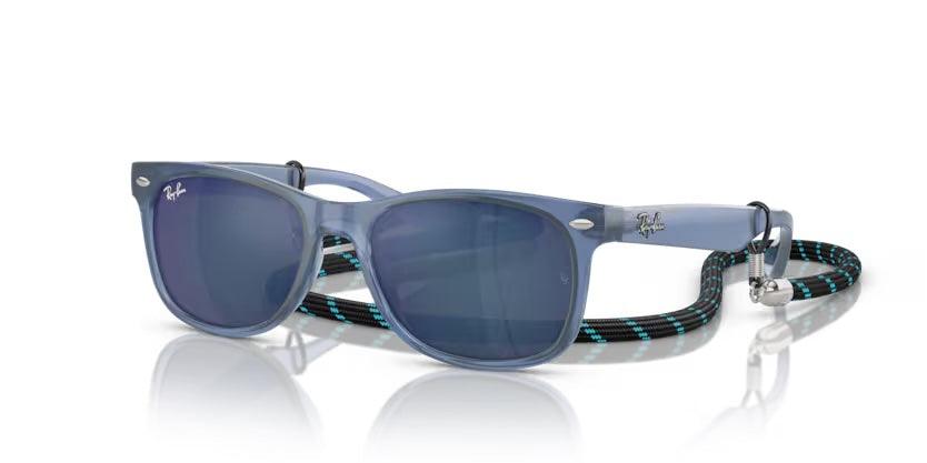 Ray-Ban Junior | 9052S Junior New Wayfarer | Opal Blue - iKANDi Sunglasses