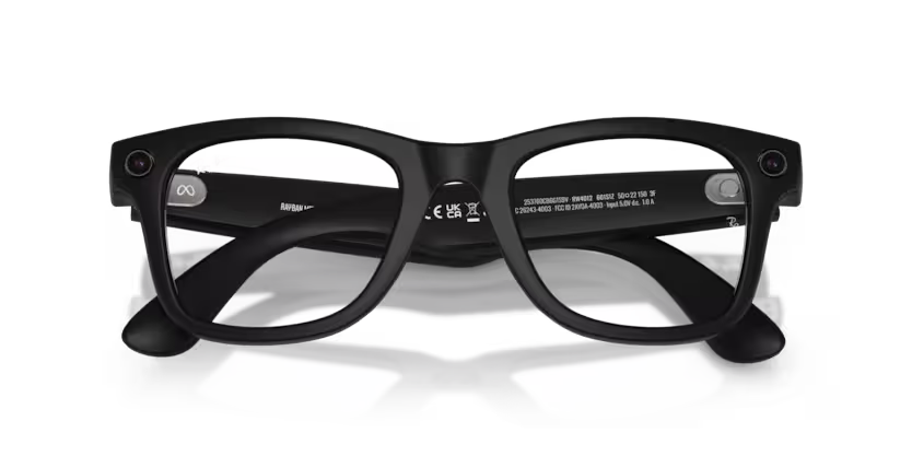 Ray-Ban Meta Gen 2 | RW4012 Wayfarer L | Matte Black Grey Transition