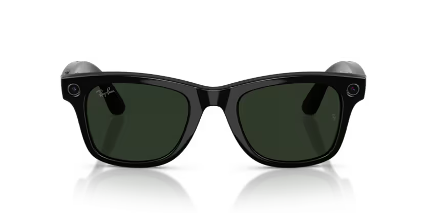 Ray-Ban Meta Gen 2 | RW4012 Wayfarer M | Black Graphite Green Transitions