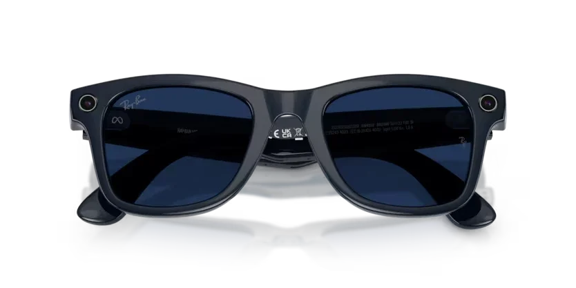 Ray-Ban Meta Gen 2 | RW4012 Wayfarer L | Shiny Cosmic Blue Sapphire Transitions