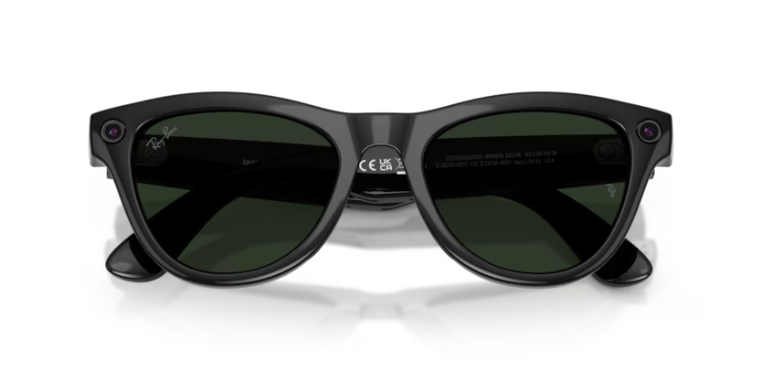 Ray-Ban Meta Gen 2 | RW4014 Skyler | Shiny Black Graphite Green Transitions