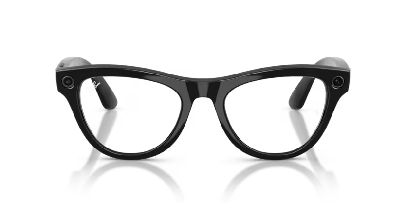 Ray-Ban Meta Gen 2 | RW4014 Skyler | Shiny Black Graphite Green Transitions