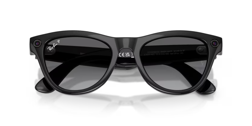 Ray-Ban Meta Gen 2 | RW4014 Skyler | Shiny Black Gradient Graphite Polarised
