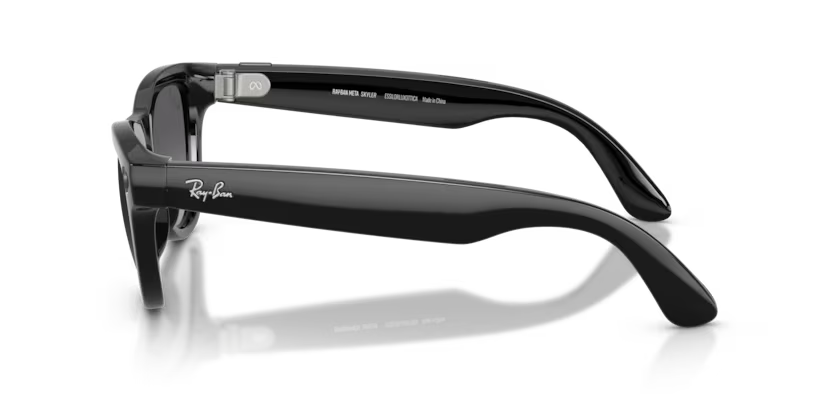 Ray-Ban Meta Gen 2 | RW4014 Skyler | Shiny Black Gradient Graphite Polarised