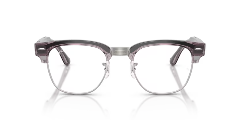 Ray-Ban Audio Meta Gen 3 | RW7004 Clubmaster | Transparent orchid Transitions Gen S Ruby
