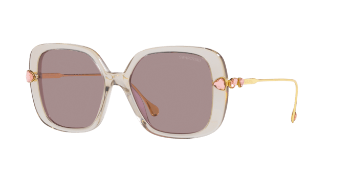 Swarovski | 6011F | Transparent Light Brown - iKANDi Sunglasses