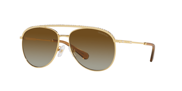 Swarovski | 7005 | Gold Polarised - iKANDi Sunglasses