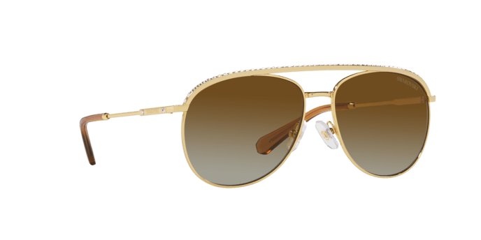 Swarovski | 7005 | Gold Polarised - iKANDi Sunglasses