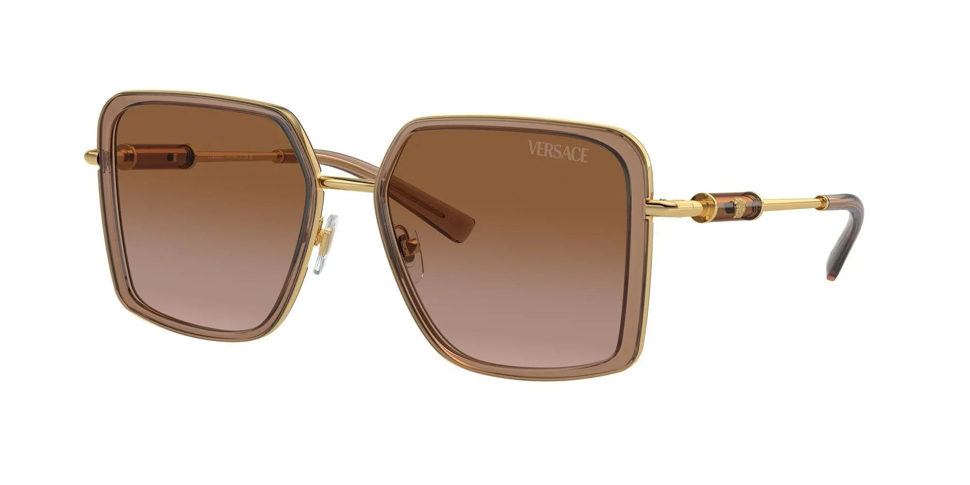 Versace | 2261 | Brown Transparent - iKANDi Sunglasses