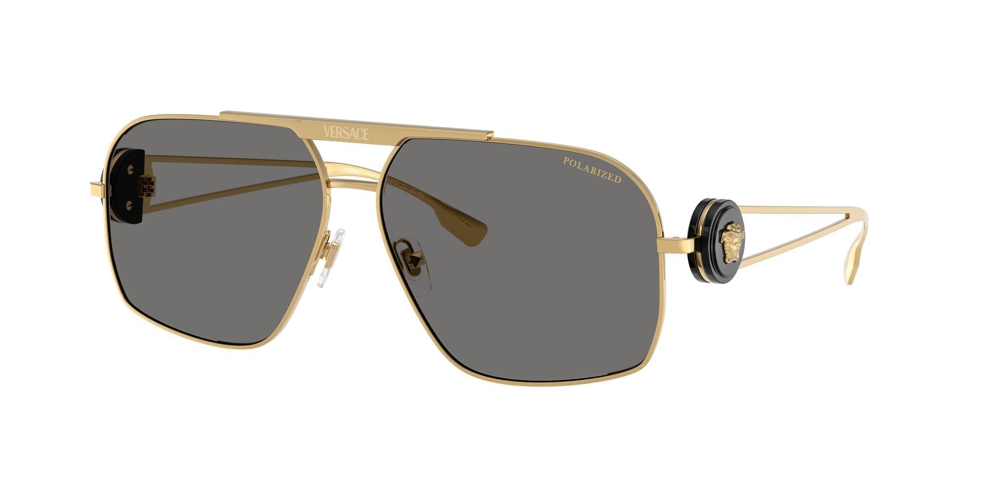 Versace | 2269 | Gold Polarised - iKANDi Sunglasses
